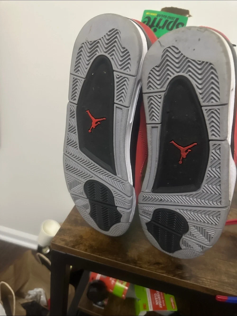 Jordan Red and Black Retro Sneaker Shoes